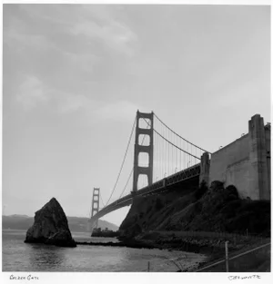 "Golden Gate" 1999. Silver Gelatin Photograph, Murray Bognovitz
