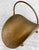 Metal Vintage English Regency Brass Lions Paw Fireplace Firewood Log Holder For Sale - Image 7 of 10