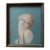 Vintage Mid Century Framed Jean Harlow Pastel Portrait, Monogrammed r.e.w. For Sale