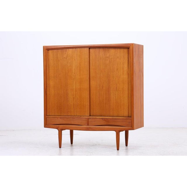 Vintage Teak Cabinet with 2 Doors by Axel Christensen for Aco Møbler For Sale - Image 4 of 18