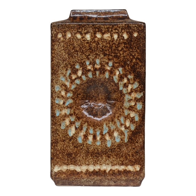 Mid-Century Ceramic Zsolnay Vases, 1950s, Set of 2 For Sale