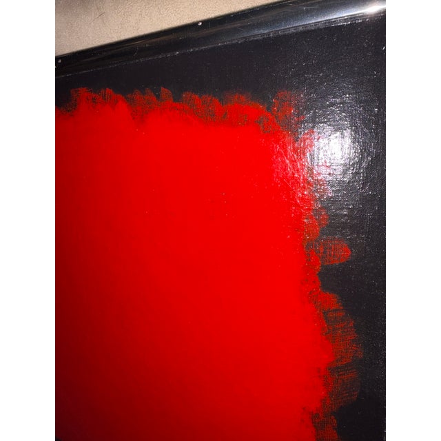 1980s 1989 Original Abstract Acrylic Painting “Rothko’s Baby” Inspired by Mark Rothko For Sale - Image 5 of 8