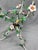 French Mid 20th Century French Flora Tole Table With Hand-Painted Details For Sale - Image 3 of 10