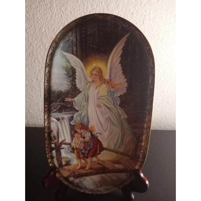 This is a GORGEOUS Bradford Exchange Made in Germany 5"x9" Porcelain Decorative Plate.