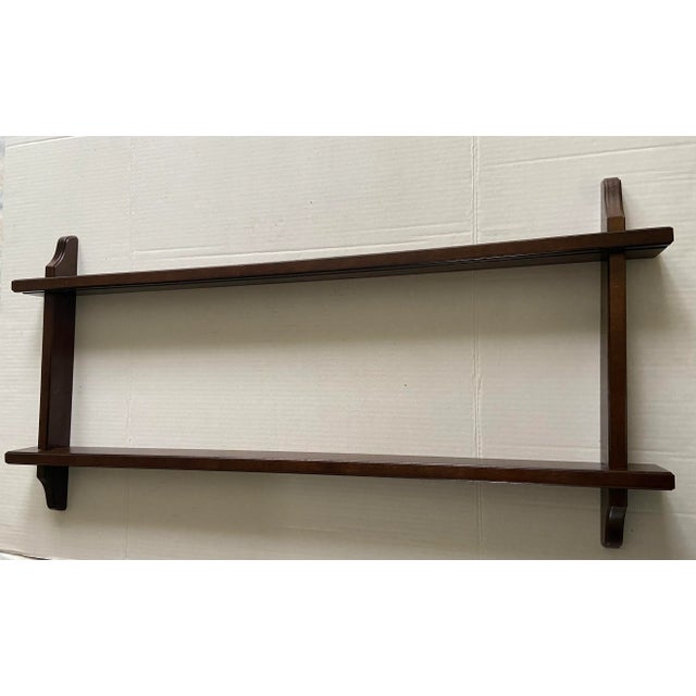 Vintage May d 19th Century Style French Wall Plate Rack Made Wood Beautiful color Shown with plates not included Also have...