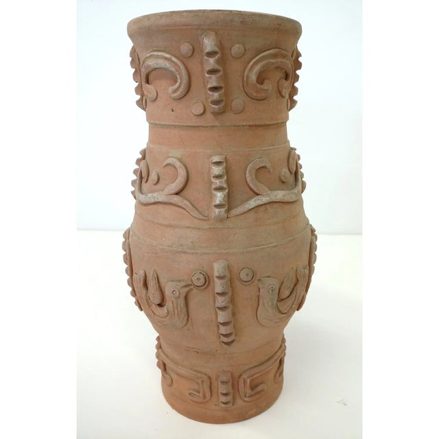 Primitive Clay Vase From Nepal For Sale - Image 4 of 8