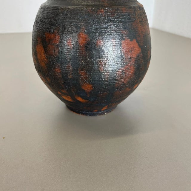 Abstract Ceramic Studio Pottery Vase from Gerhard Liebenthron, Germany, 1970s For Sale - Image 9 of 18