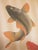 Green "Carps", After Shinyū, Heisei Era Printed Japanese Silk Scroll For Sale - Image 8 of 18