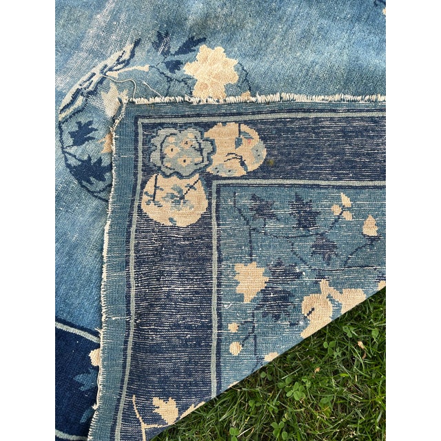 Textile Chinese Art Deco Rug For Sale - Image 7 of 7