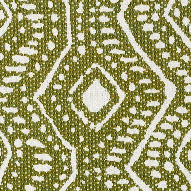 Schumacher SAMPLE - Schumacher Colma Indoor/Outdoor Fabric In Verde For Sale - Image 4 of 4