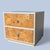 1970s 1970s Faux-Burl Laminate Nightstand With Chrome Pulls For Sale - Image 5 of 10
