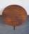Late 20th Century Vintage Antique Solid Mahogany Traditional Style 26" Round Tilt-Top Accent Table For Sale - Image 5 of 9