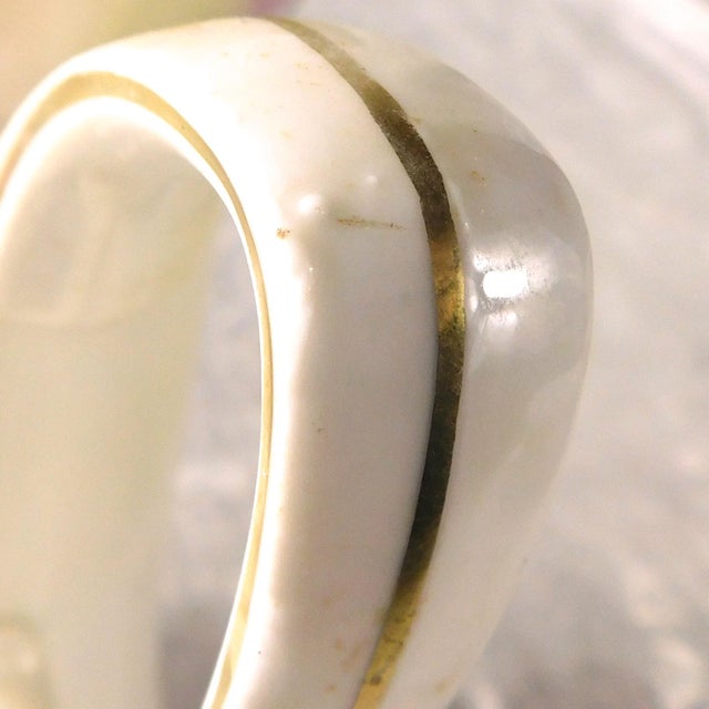 Late 18th Century Reinhold Schlegelmilch Rs Prussia Chocoate Pot With Purple Trim For Sale - Image 11 of 15