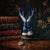 Vintage Blue and White Porcelain Chinoiserie Flow Blue Hands Sculpture Vase on Ornate Base For Sale - Image 9 of 9
