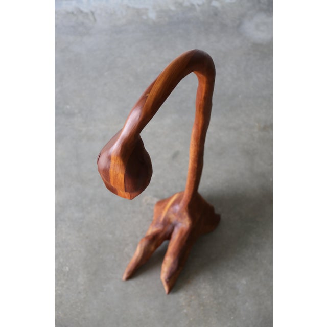1960s Studio Craft Wilted Flower Fantastical Sculpture After Wendell Castle For Sale - Image 9 of 11