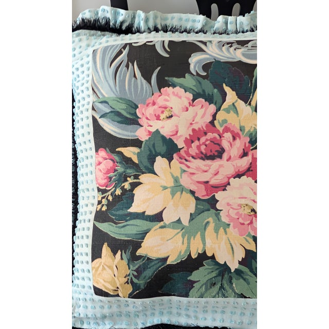 Pair Custom Designed Euro Shams For Sale - Image 12 of 12