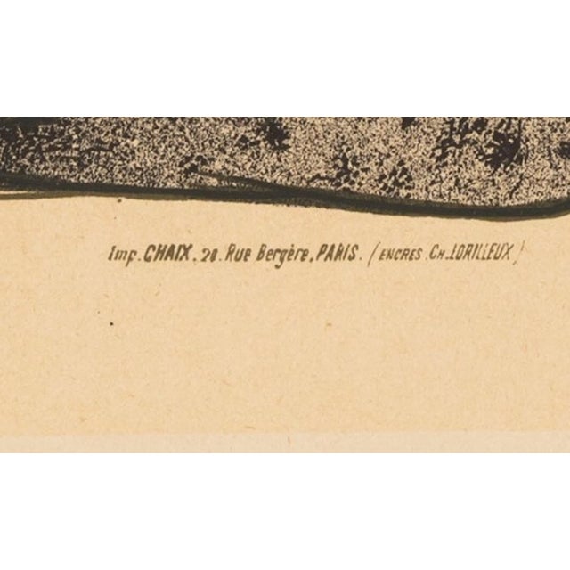 Henri de Toulouse-Lautrec, Jane Avril: Jardin de Paris from Les Maîtres de L'Affiche, 1898, Original Lithograph For Sale - Image 8 of 11