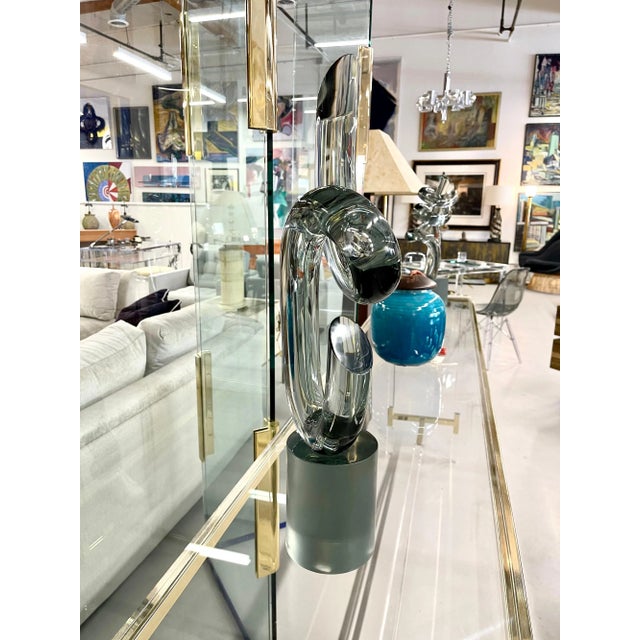 Abstract Art Glass Knot Sculpture Elio Raffaeli For Sale - Image 3 of 8