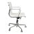 Charles Eames Ea-117 office chair with white leather. The chair is from the year 2009, and appears in good condition,...