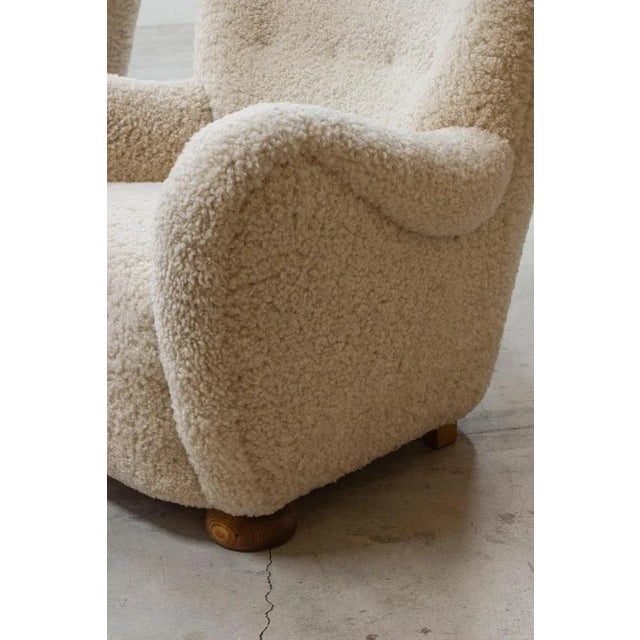 White Set of Lounge Chairs in the style of Blomstedt, 1940s For Sale - Image 8 of 12