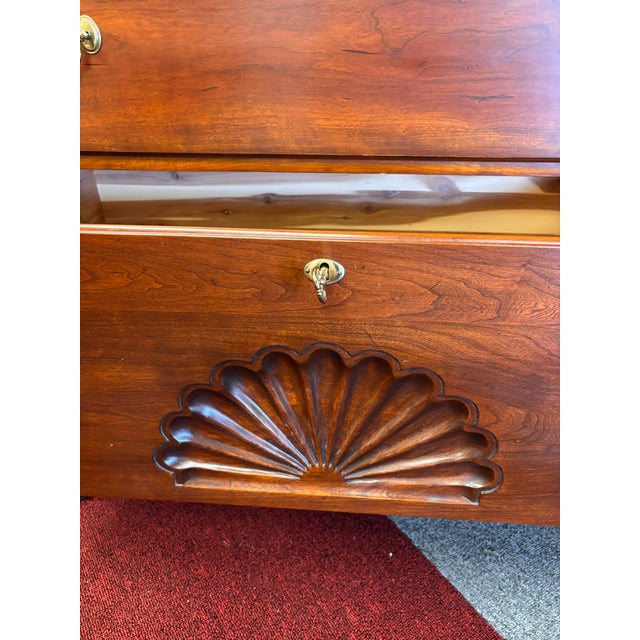 Statton Furniture Timeless Handcrafted Statton Cherry Bedroom Furniture For Sale - Image 4 of 17