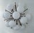 Fabio Ltd 21st Century Mezzo Bronze White Pebble Murano Glass Flush Mount by Fabio LTD For Sale - Image 4 of 7