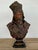 Vintage Patinated Bust of Man For Sale - Image 4 of 12