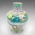 1940s 1940s Vintage Art Deco Chinese Ceramic Oriental Baluster Vase For Sale - Image 5 of 13