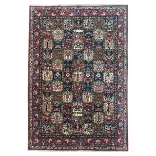 Large Vintage Charshotor Bakhtiar Rug, 1980s For Sale