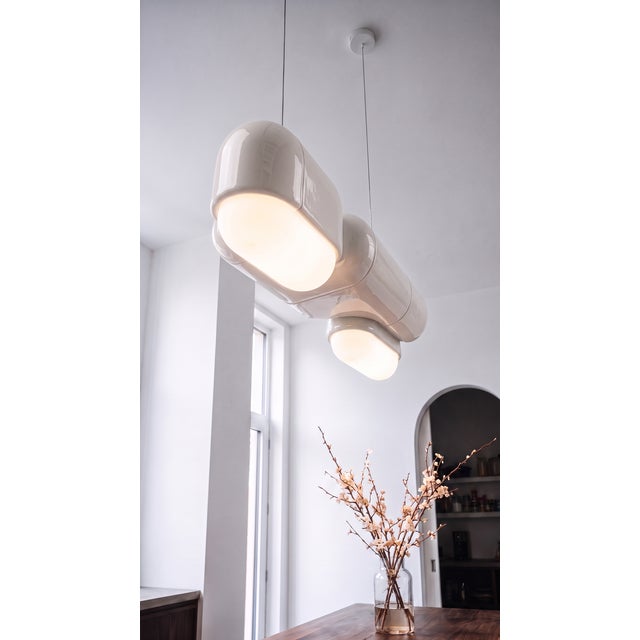 White U 039 Pendant Light by Rollo Studio For Sale - Image 8 of 13