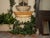 Metal Vintage Spanish Gilt Metal Crown Chandelier with Frosted Glass and Leaf Motifs For Sale - Image 7 of 12