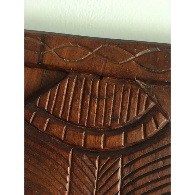 Vintage Tribal African Relief Wood Carvings - a Pair For Sale - Image 11 of 13