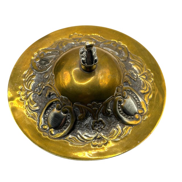 Metal Antique Silver-Plated Footed Biscuit Barrel For Sale - Image 7 of 12