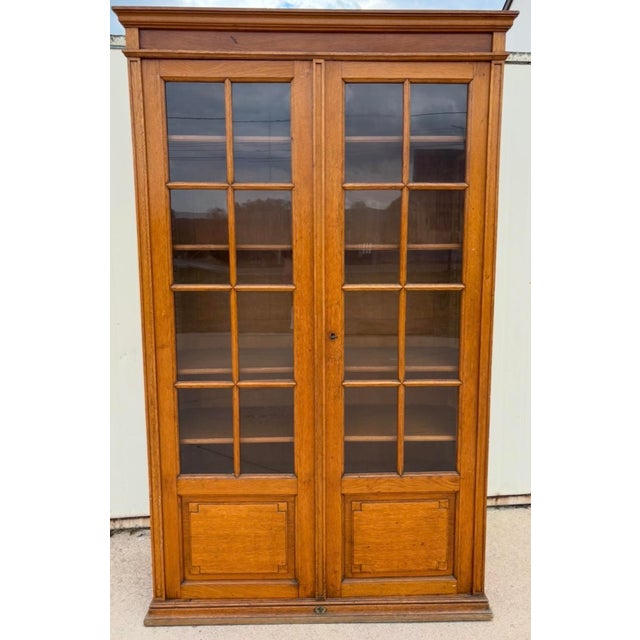 Fir Wood Display Case, 1930s For Sale - Image 3 of 3