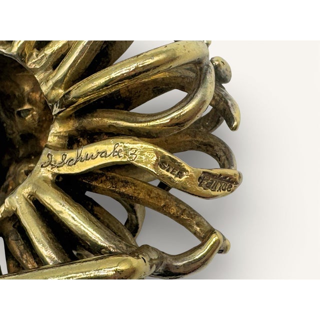 Metal 1960s Cartier Lion's Head Trinket or Paper Weight For Sale - Image 7 of 8