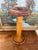 Large possibly antique wooden textile mill bobbin or spool, likely from the early to mid-20th century. Originally used in...