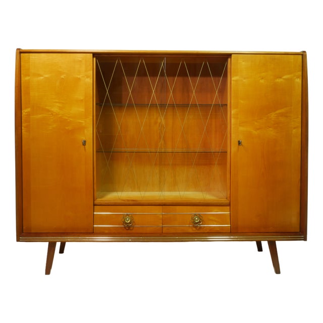 Mid-Century Highboard / Living Room Cabinet, Germany, 1960s For Sale