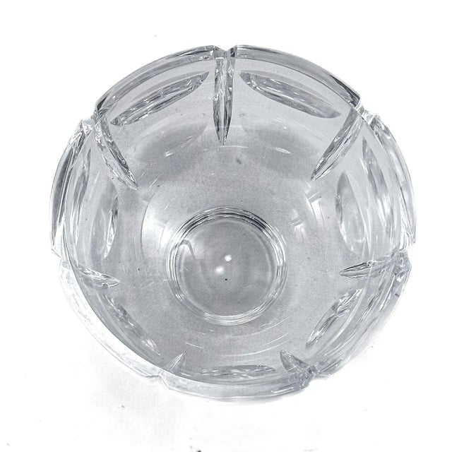 Orrefors Richard Simon Gates’s Mid-Century 1000 Windows Crystal Bowl For Sale In Los Angeles - Image 6 of 7