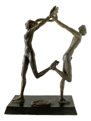 Giuseppe Del Debbio, Dancing Together, Bronze Sculpture