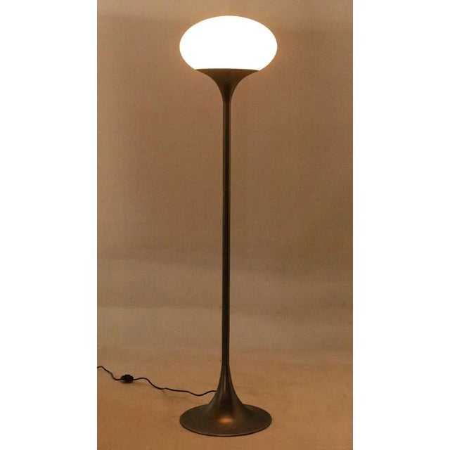 Not Yet Made - Made To Order NOIR Drop Floor Lamp, Gun Metal Finish For Sale - Image 5 of 5