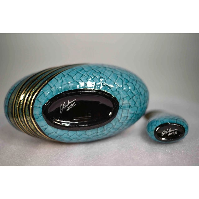 Contemporary Art Deco Revival Decorative Vase and Vessel For Sale - Image 11 of 13