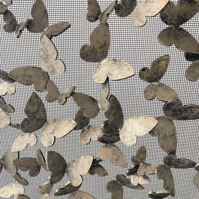 Contemporary Warm Black Butterfly Fire Screen Fireplace Screen For Sale - Image 3 of 6