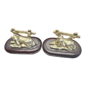 VIntage Bombay Co - Resting Horse Place Card Holder - Silverplated - Set of Two - Nib