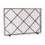 Gold Rubbed Black Celeste Fireplace Screen Iron For Sale In Dallas - Image 6 of 11
