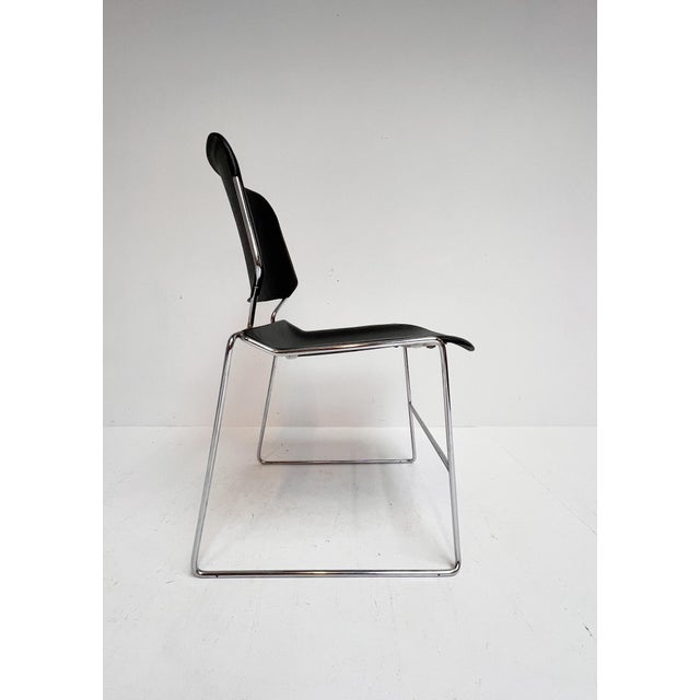 Vintage Black Matrix Chairs by Thomas Tolleson for Krueger, 1970s, Set of 6 For Sale - Image 13 of 17