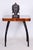Black Vintage Asian Sculpture in Lacquered Wood, 1920s For Sale - Image 8 of 10
