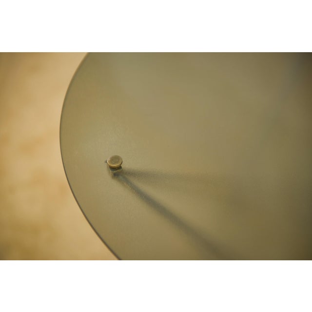 1960s Brass and Glass Side Table, 1960s For Sale - Image 5 of 7