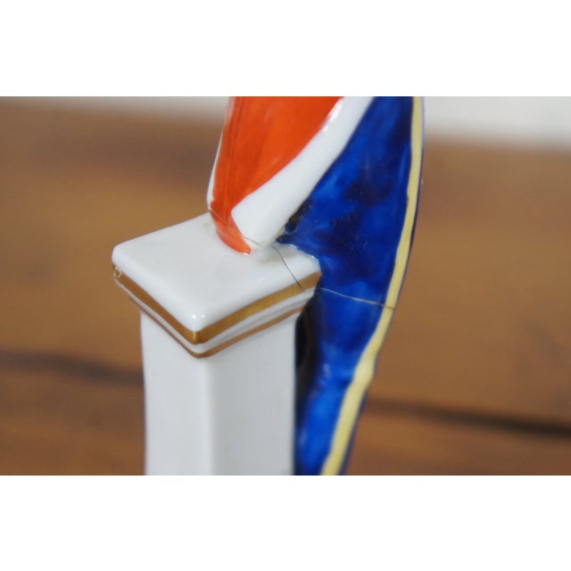 Antique A.J. Uffrecht & Co Germany Porcelain Soldier Figurines - Set of 3 For Sale - Image 9 of 13