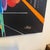 Black A 1980s Kandinsky Style Futurist Abstract Italian Oil Painting by Libero Vitali For Sale - Image 8 of 16