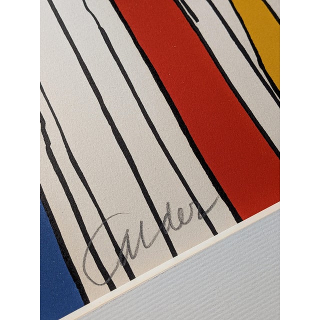 Alexander Calder - Eolian Magic/Magie Eolienne, Hand-Signed Lithograph in colors, 1972 Color lithograph on Arches paper,...